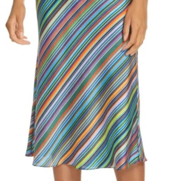 Milly Rainbow Striped Skirt - Picture 2 of 3